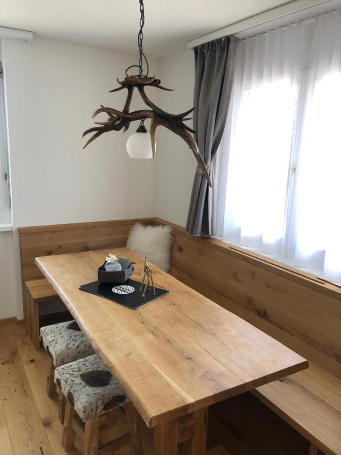 Renovated 3 Rooms Apartment In Ruschein Near Laax Exterior foto